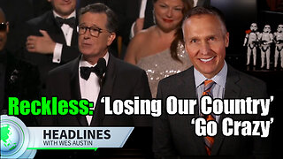 Colbert’s Reckless Emmy Speech: ‘We’re Losing Our Country,’ ‘Go Crazy’