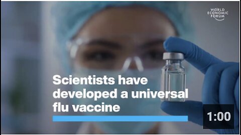 "WEF Sponsors New 'All Encompassing' mRNA-Based Flu Vaccine"