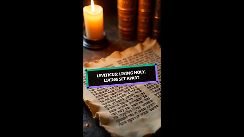 Leviticus: Living Holy, Living Set Apart