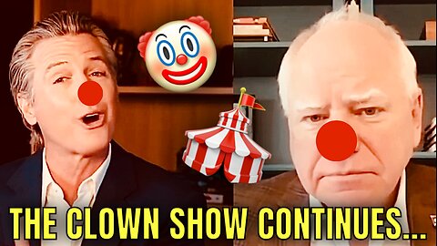 Tim Walz Steps Into Gavin Newsom’s Podcast Circus and Embarrasses himself! 🤡🎡🎪