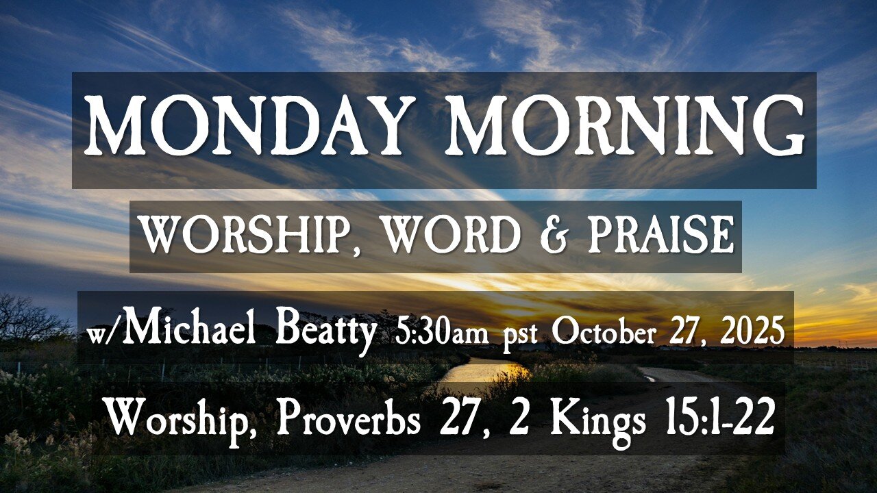 🌤️MONDAY MORNING✝️