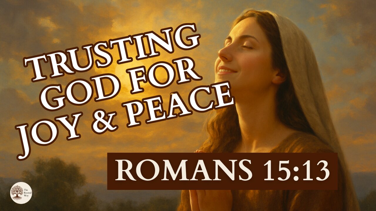 Trusting God for Joy and Peace Romans 15:13