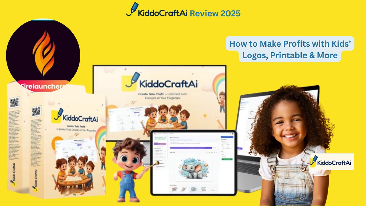 KiddoCraftAI Review 2025: How to Make Profits with Kids’ Logos, Printable & More
