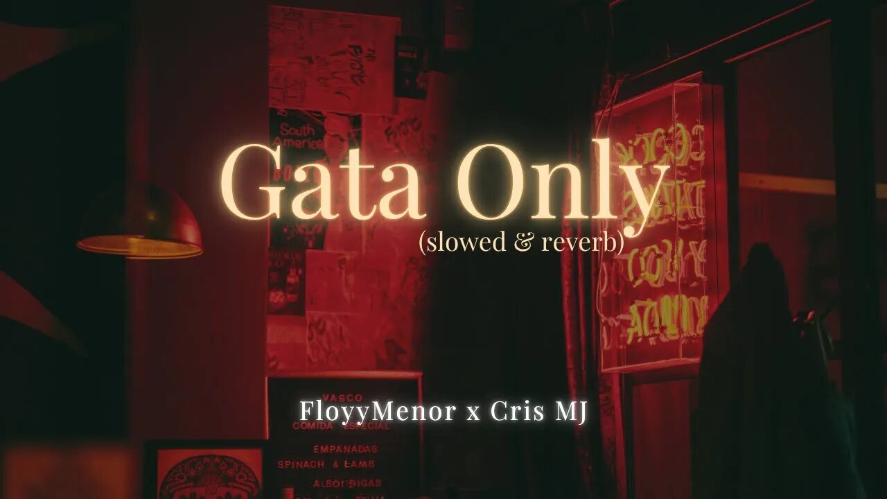 Gata Only - FloyyMenor x Cris MJ (slowed reverb)