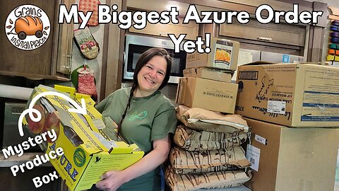 Our Biggest Azure Order Yet! Take A Look At The Grain Quality!