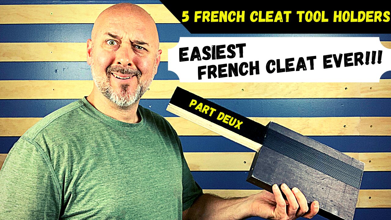 5 French Cleat Tool Holders part 2. Most Simple Tool Holder Ever!!!