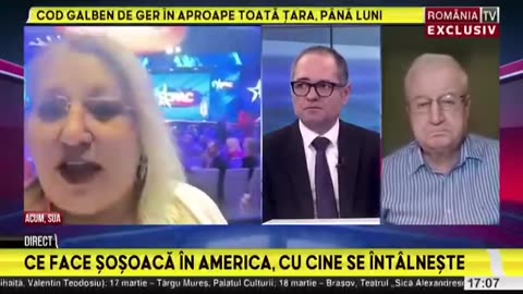 Diana Șoșoacă în apel video la RomâniaTV - 21 februarie 2025