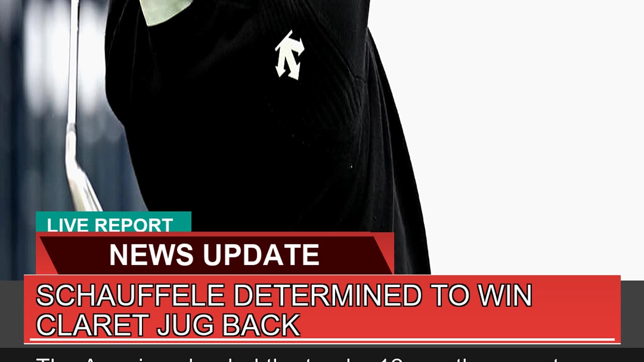 Schauffele Determined to Win Claret Jug Back