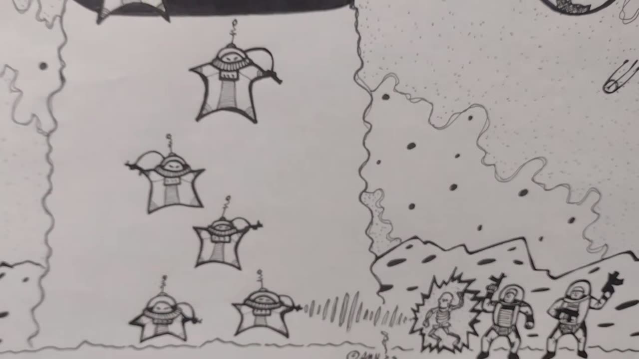 STARFISH ALIENS INVADE PT1