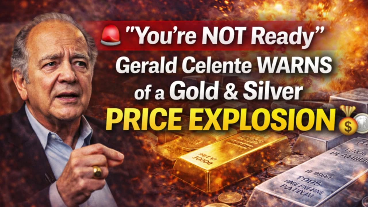 💣 Gold & Silver Are About to EXPLODE — Gerald Celente Issues Urgent Warning 🚨