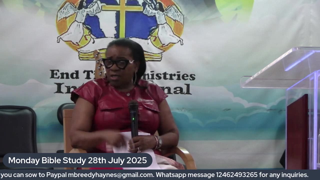 Bible Study 28th July 2025