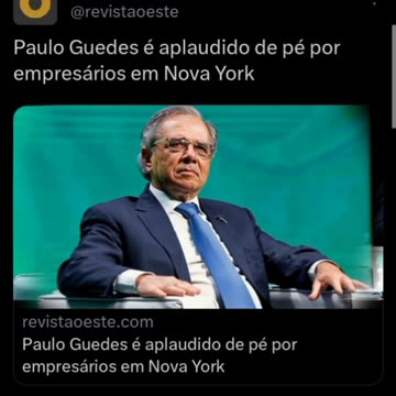 Paulo Guedes é aplaudido de pé por empresários em Nova York
