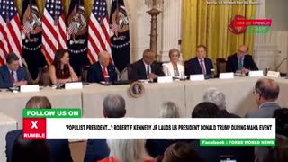 RFK lauds president Trump for his support of MAHA