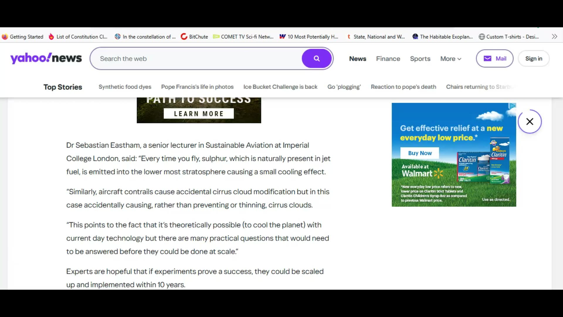 Experiments designed to take away our sunlight approved in the UK!