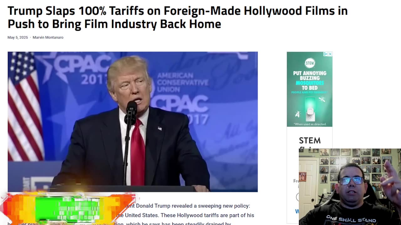 Trump Brings Tariffs To Hollywood And Their In Full Panic Mode