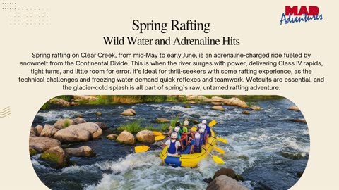 When to Go: Best Times for Clear Creek Rafting (Spring vs. Summer)