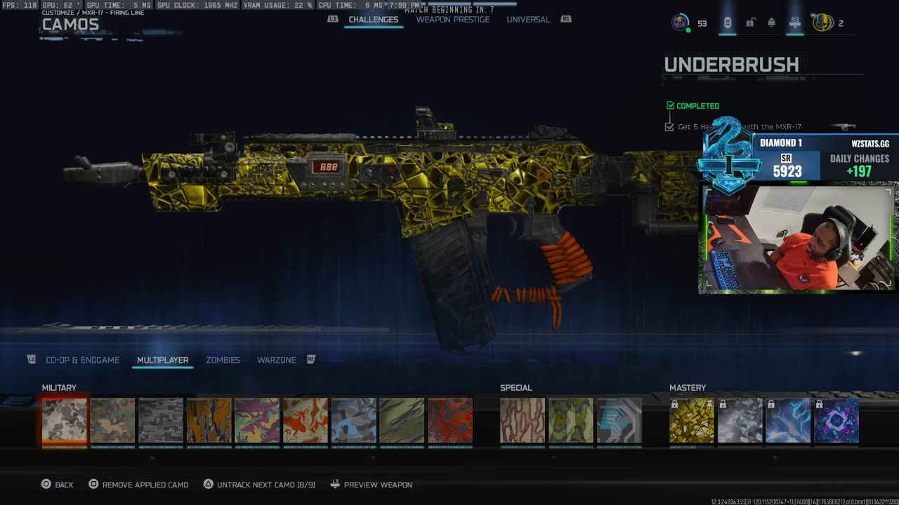 BO7 Weapon Progression Stream – Camos, XP & Battle Pass Goals