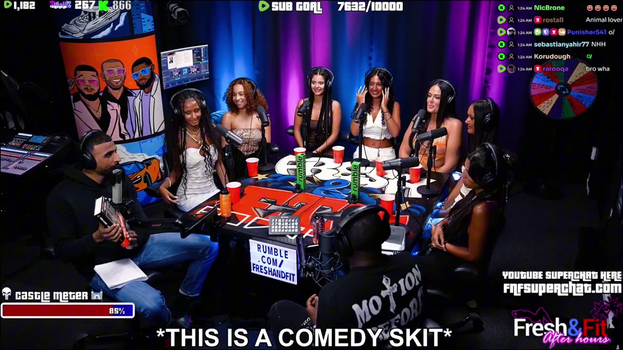 🏰🔥 FRANK CASTLE - ALL GIRLS LEAVE THE SHOW After Myron Mentions This... | Fresh and Fit Clips