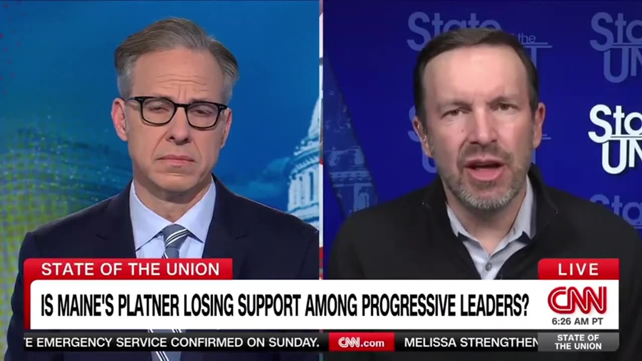 Sen Chris Murphy DEFENDS Democrat NAZI Senate Candidate