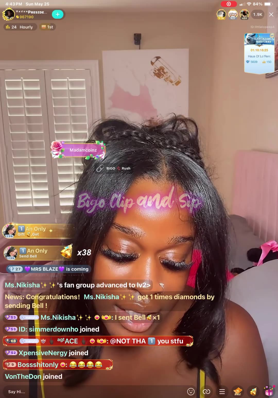 MadamLo comes for Savanna then TomiKay after they were lined 5/25/25 #bigoclipandsip