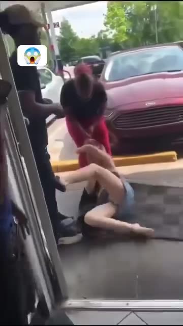 negro sheboon going cat 5 on young white girl