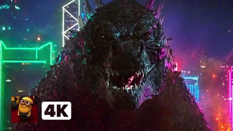 Godzilla vs. Kong (2021) 4K - Hong Kong Fight! _ Movieclips