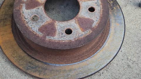 NISSAN SENTRA REAR ROTOR REPLACEMENT