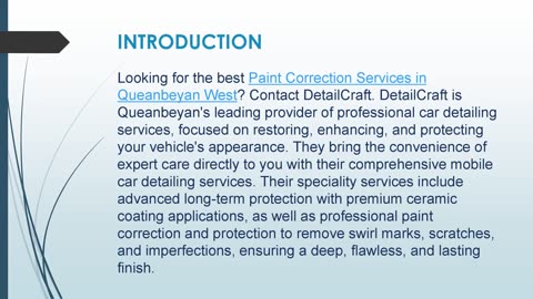 Best Paint Correction Services in Queanbeyan West