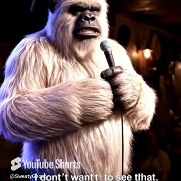 CHAD THE YETI TRIES STAND UP COMEDY FOR THE FIRST TIME, VERY FUNNY