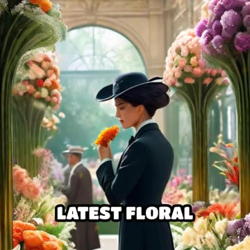 Mystery at 1911 Paris Flower Show