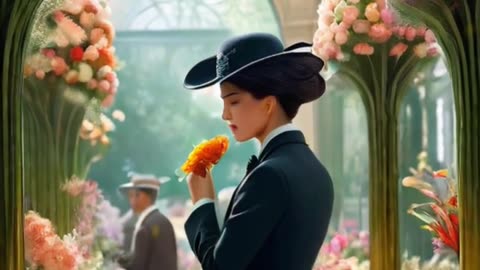 Mystery at 1911 Paris Flower Show