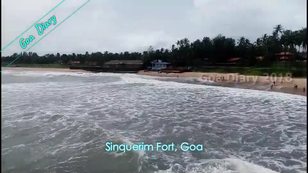 Sinquerim Fort and Sinquerim Beach in Goa