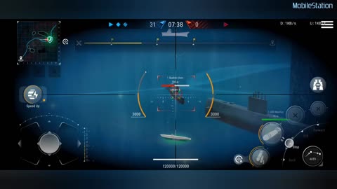World of Submarines - Mission: Escort aircraft carrier (Android / iOS gameplay) Balao Class