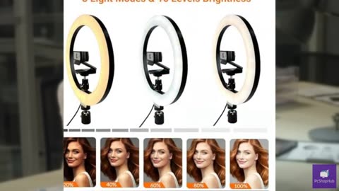 Webcam Light, Ring Light for Logitech Webcam C920,C922x,C930e,Brio 4K,C925e,MX B