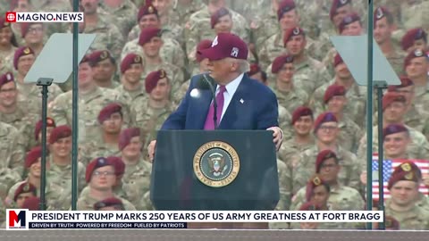 🇺🇸 President Trump Honors 250 Years of US Army Greatness in Historic Fort Bragg Speech [LIVE]