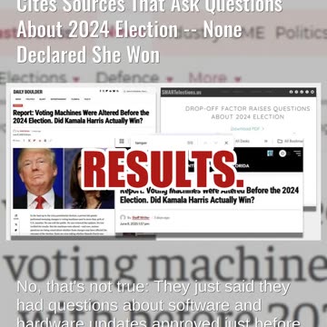 Fact Check: Economic Times Article Declaring 'Kamala Harris Won' Only Cites Sources Asking Questions