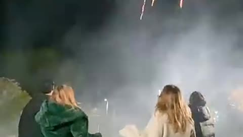 FIREWORK ACCIDENT CAUGHT ON CAMERA!! #Shorts