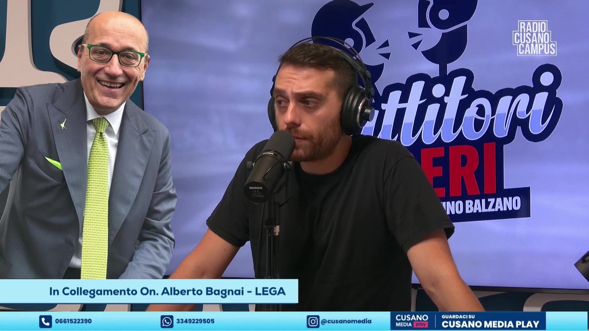 🔴 Savino Balzano intervista On. Prof. Alberto Bagnai a Battitori Liberi su Cusano Media Play.