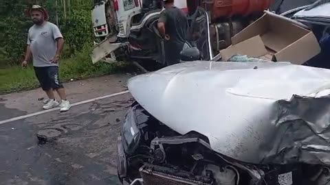 Accidente de tránsito en Santander