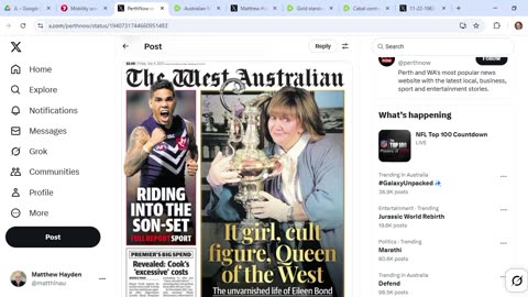 West Australian deep staters try to find key to a big red sunset by gaslighting a cooker in the east
