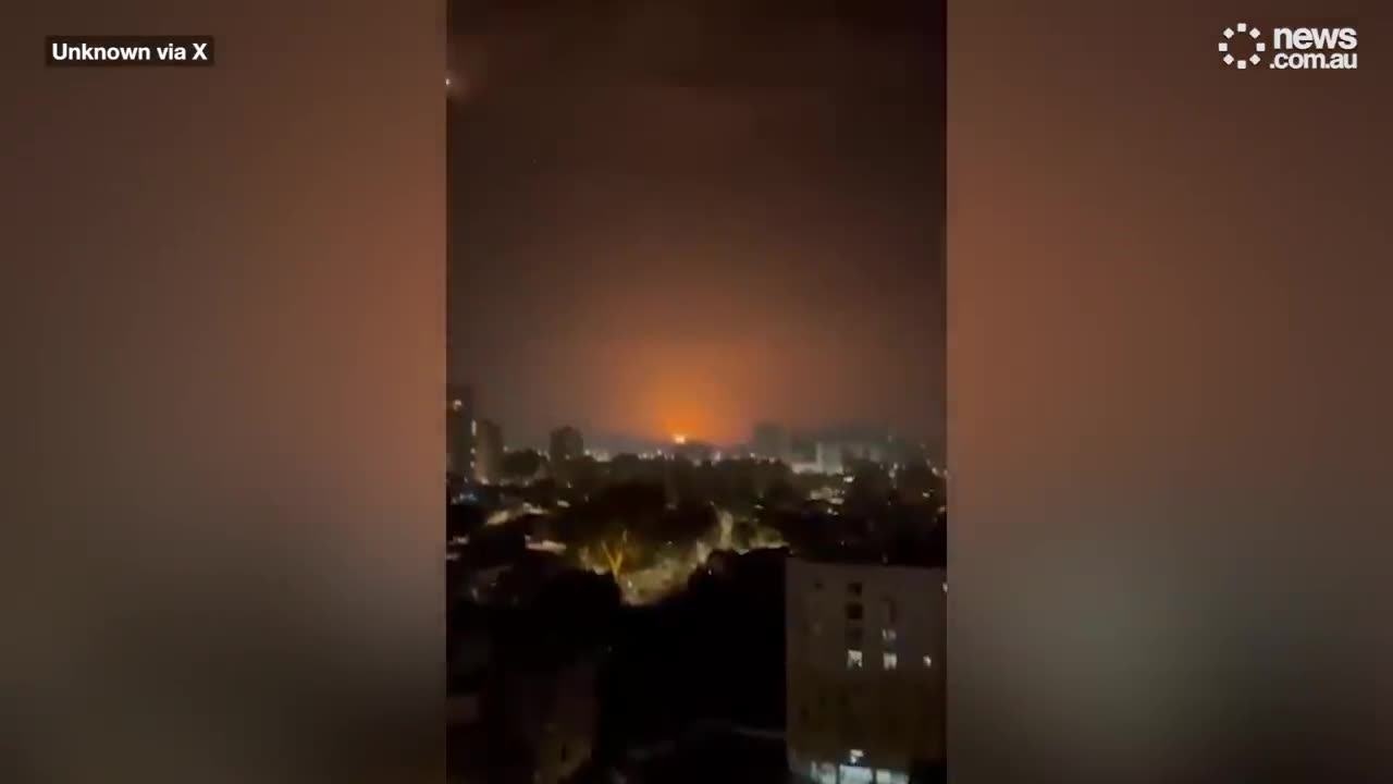 Iranian Missiles Rain Down On Tel Aviv