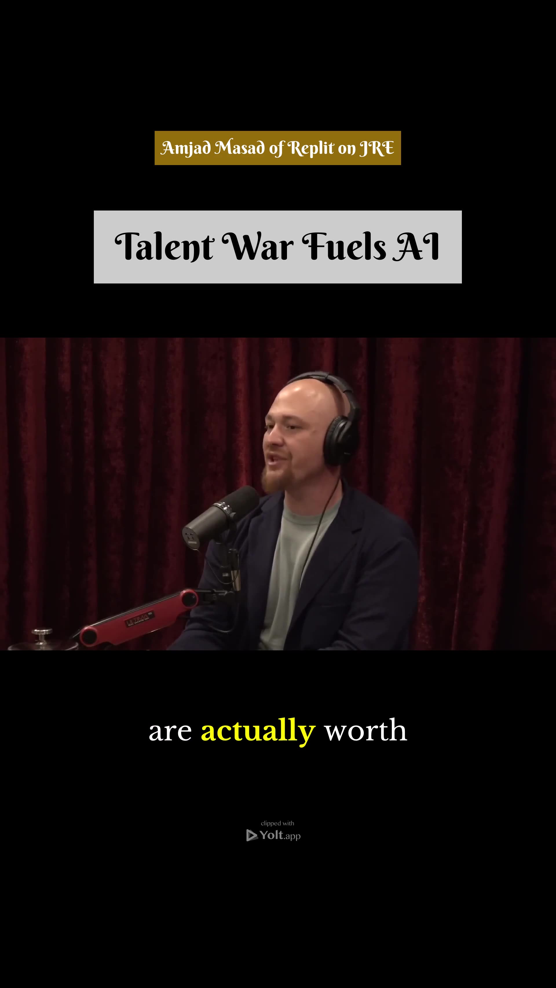 Superintelligence? Doubtful, Says Expert - Amjad Masad of Replit on JRE #talentwar #ai #competition