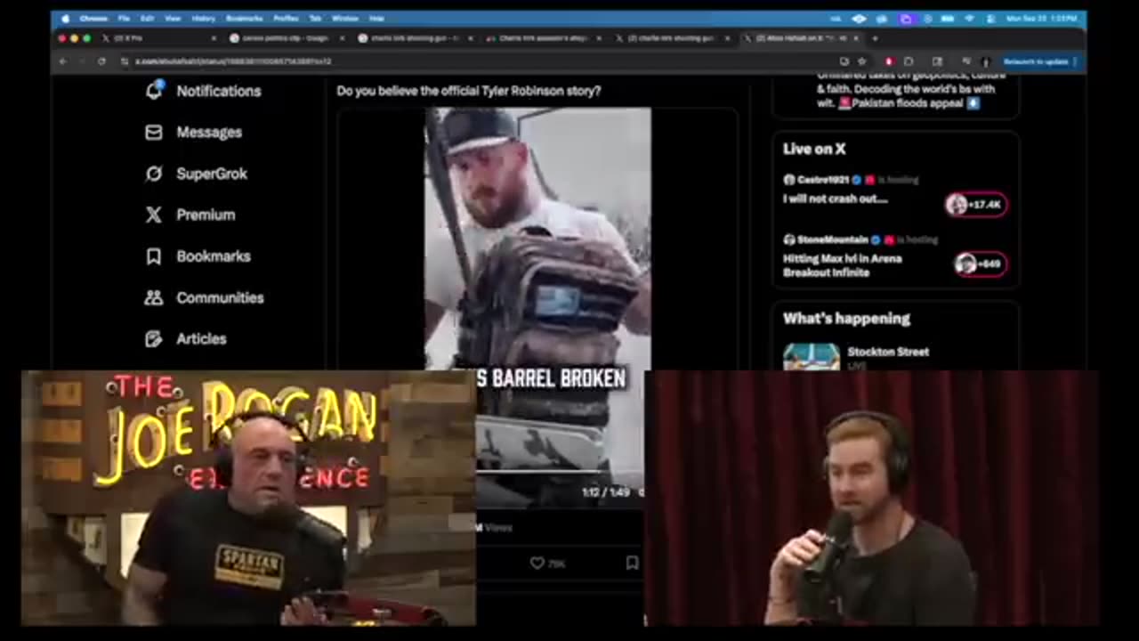 Joe Rogan "Weirdstuff Questions the FBI Narrative | Charlie Kirk's Assassination