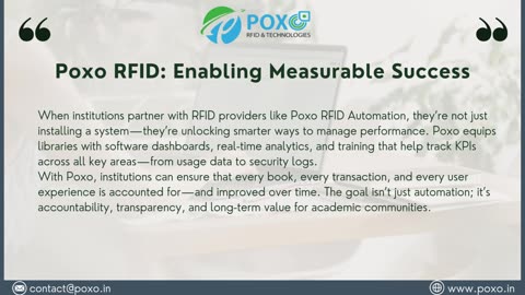 KPIs That Count for RFID Library Management System