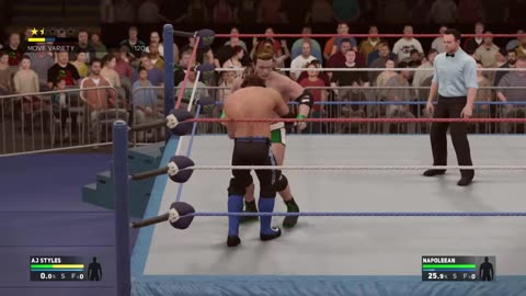 AJ Styles vs Napoleean