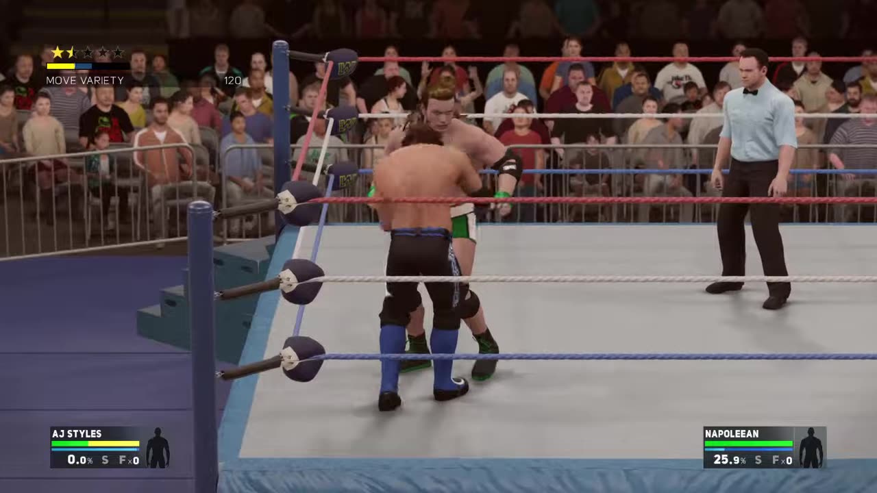 AJ Styles vs Napoleean
