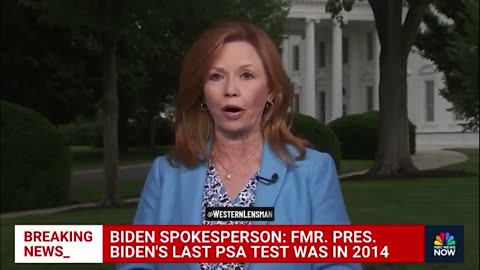 🚨 Biden Spokesperson says Biden's last PSA test was in 2014
