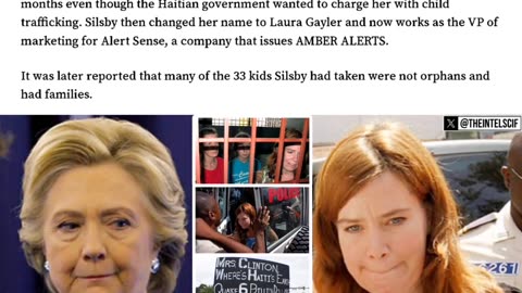 THE CLINTON'S TRAFFICKING NETWORK IN HAITI