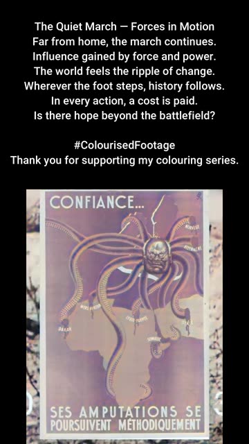 The Quiet March Military Moves and Global Influence #ColourisedHistory