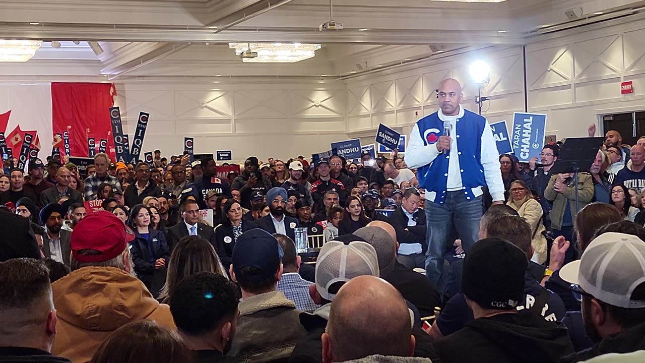 Pierre Poilievre rally Brampton